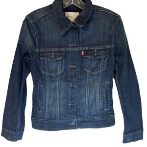 Levi’s San Francisco Dark wash denim jacket. Size S